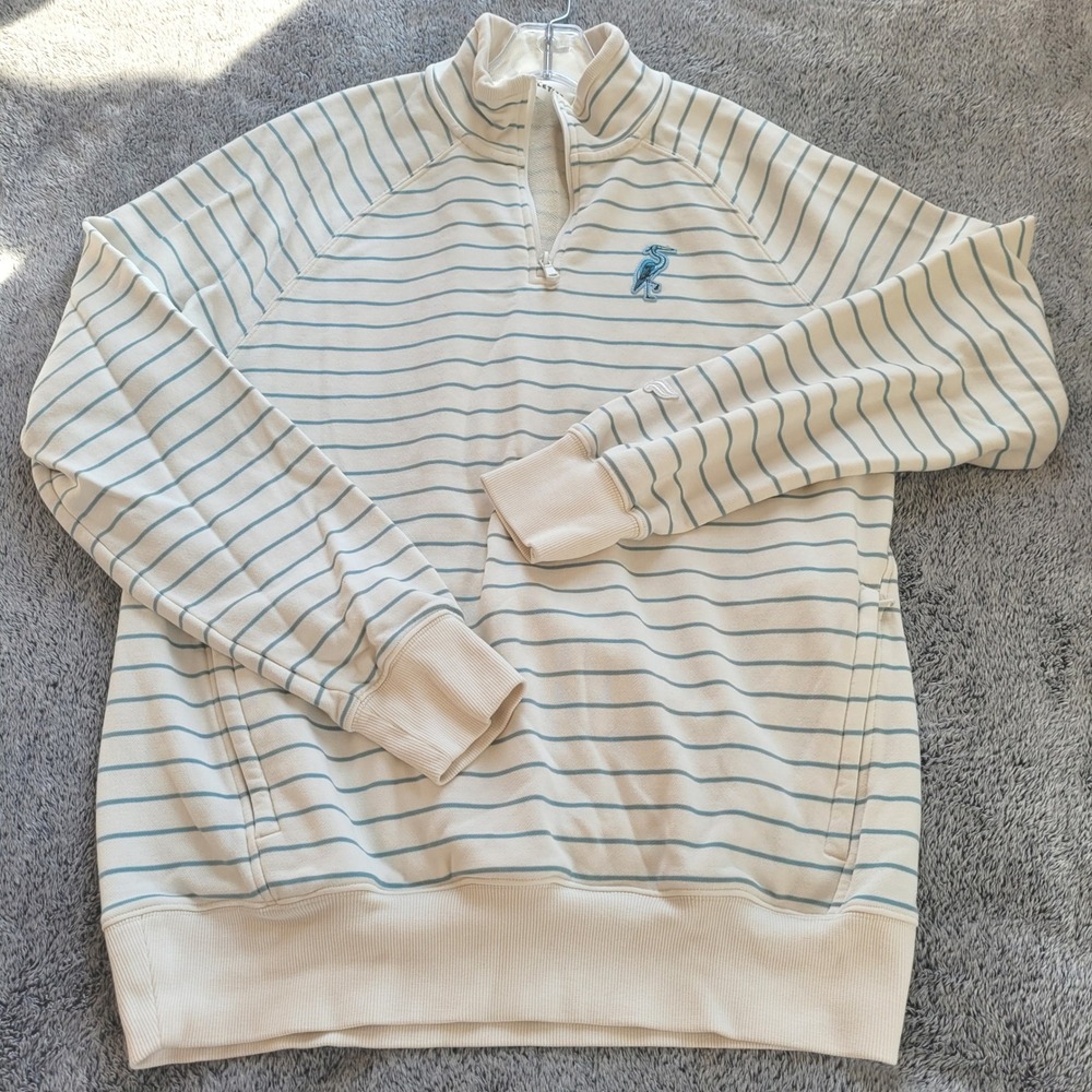 Fabletics x Malbon Quarter Zip Pullover Medium The Year Round Terry Golf 21621